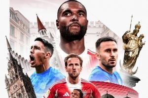 拜仁发布对阵勒沃库森海报：凯恩、奥利塞、若纳坦-塔出镜